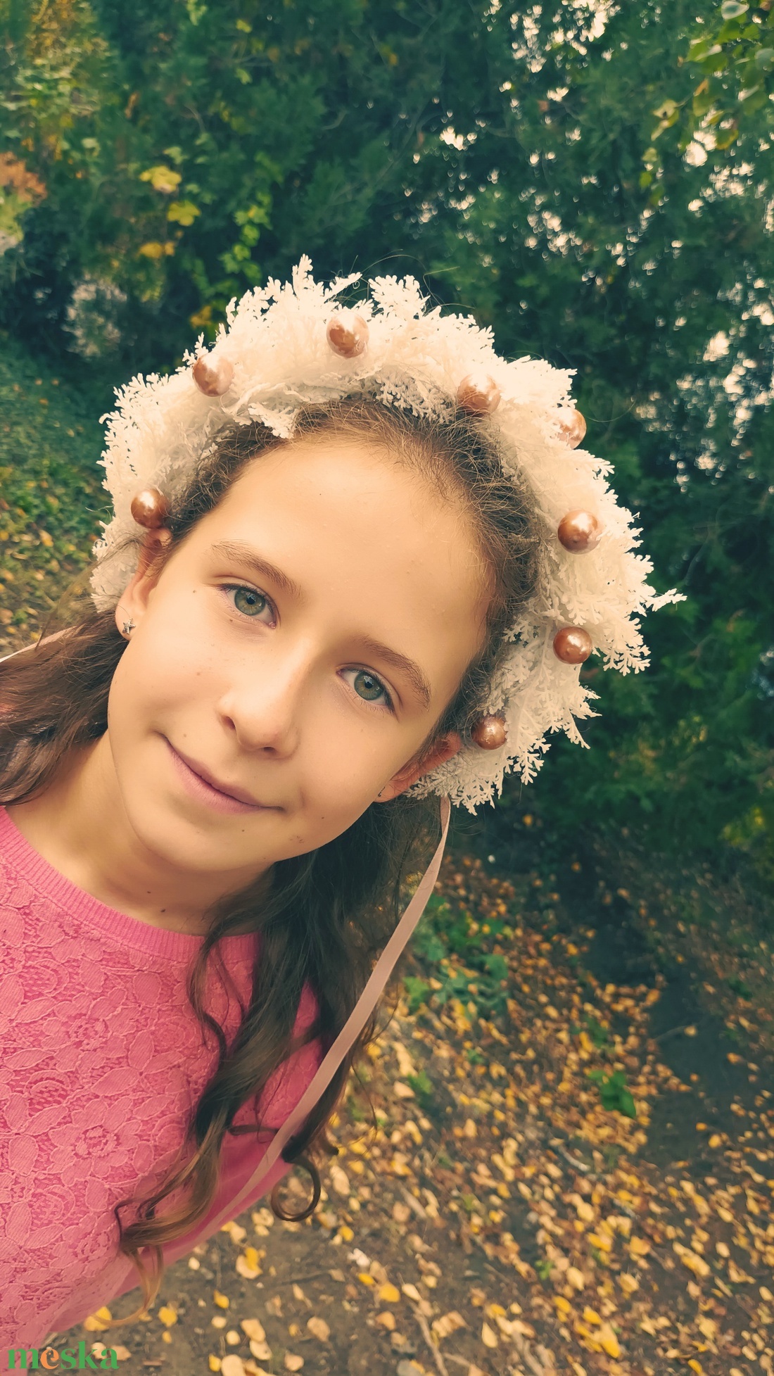 Ünnepi fehér-rose hajkoszorú, fejpánt - ruha & divat - hajdísz & hajcsat - hajráf & hajpánt - Meska.hu Ünnepi fehér-rose hajkoszorú, fejpánt - ruha & divat - hajdísz & hajcsat - hajráf & hajpánt - Meska.hu