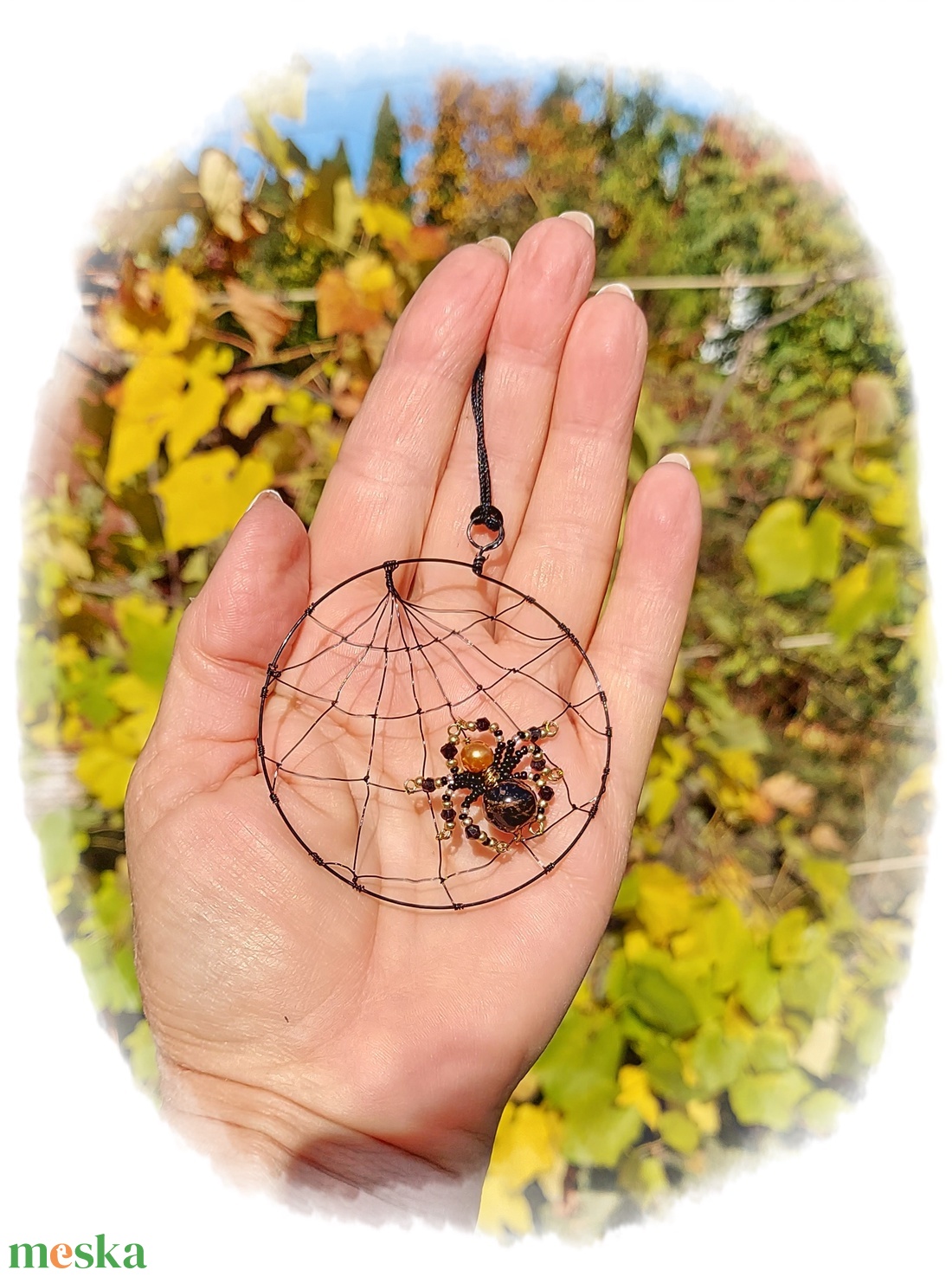 Pókocska nyaklánc - otthon & életmód - dekoráció - halloween - halloweeni ékszerek - Meska.hu Pókocska nyaklánc - otthon & életmód - dekoráció - halloween - halloweeni ékszerek - Meska.hu
