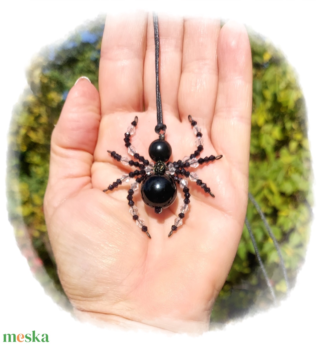 Pók nyaklánc - otthon & életmód - dekoráció - halloween - halloweeni ékszerek - Meska.hu Pók nyaklánc - otthon & életmód - dekoráció - halloween - halloweeni ékszerek - Meska.hu