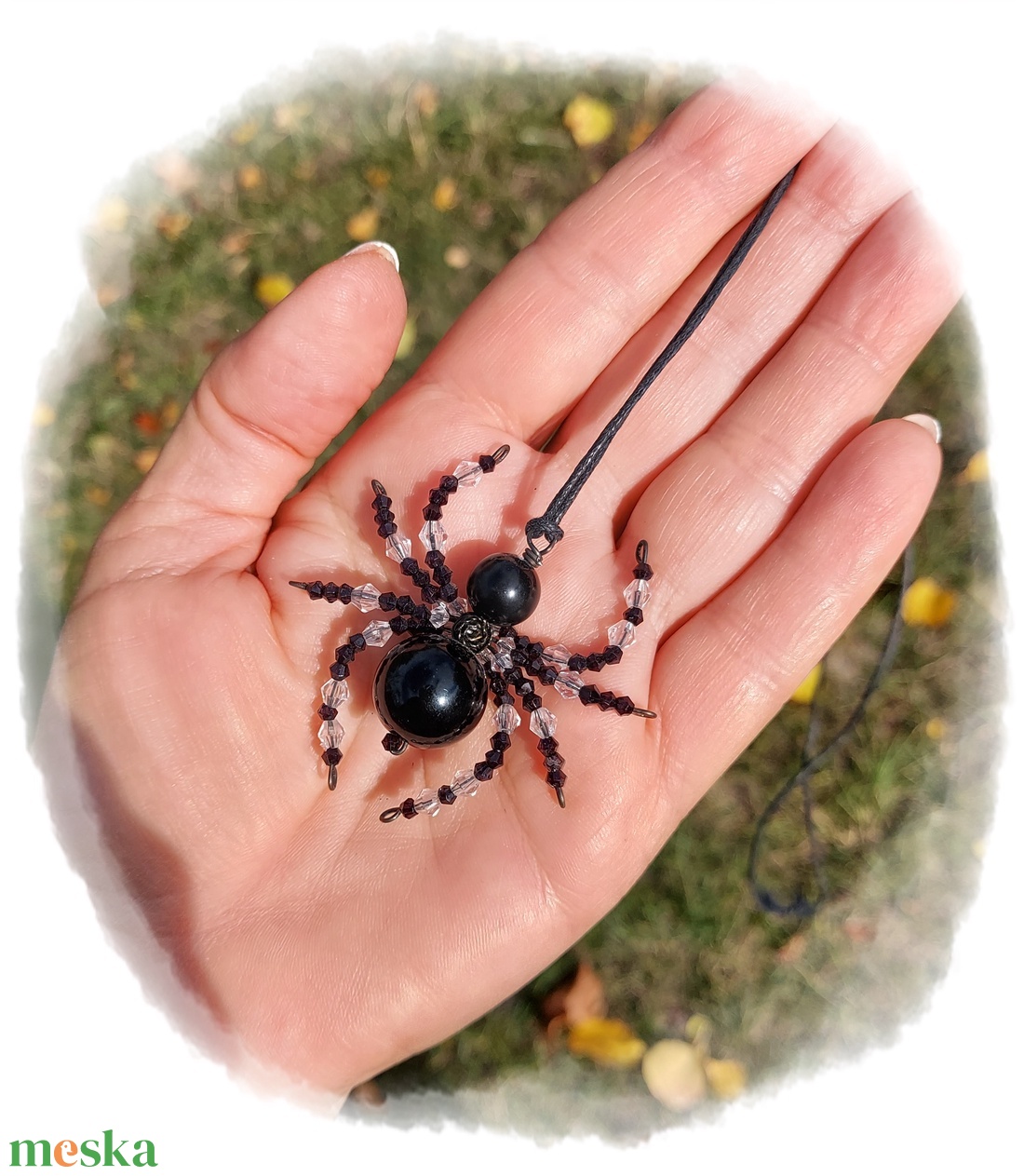 Pók nyaklánc - otthon & életmód - dekoráció - halloween - halloweeni ékszerek - Meska.hu Pók nyaklánc - otthon & életmód - dekoráció - halloween - halloweeni ékszerek - Meska.hu
