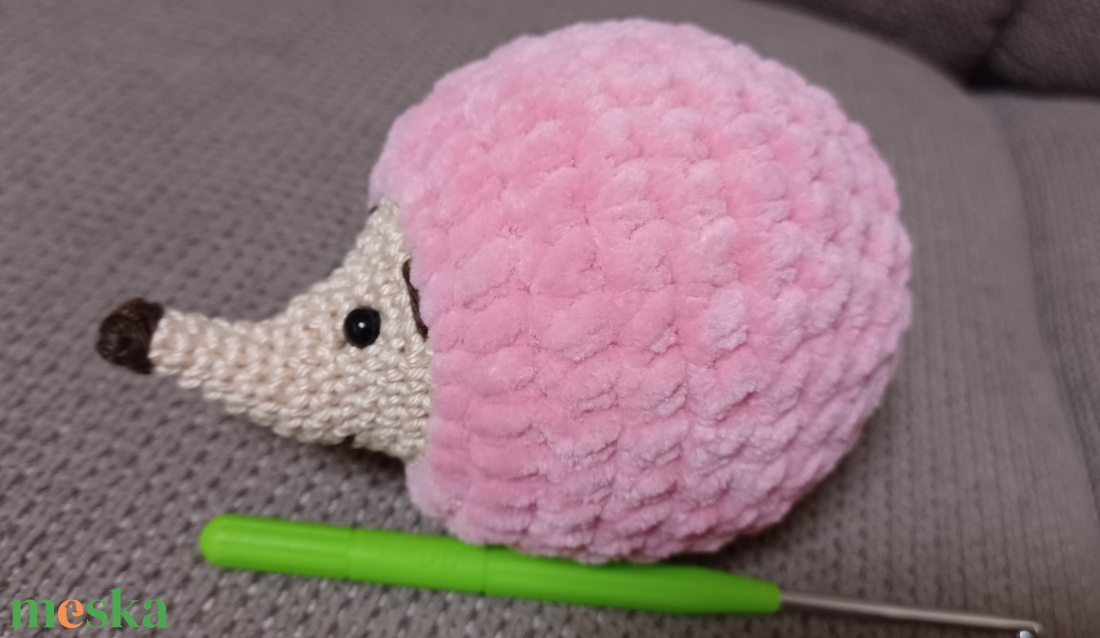 Plüss süni  - játék & sport - plüssállat & játékfigura - süni - Meska.hu