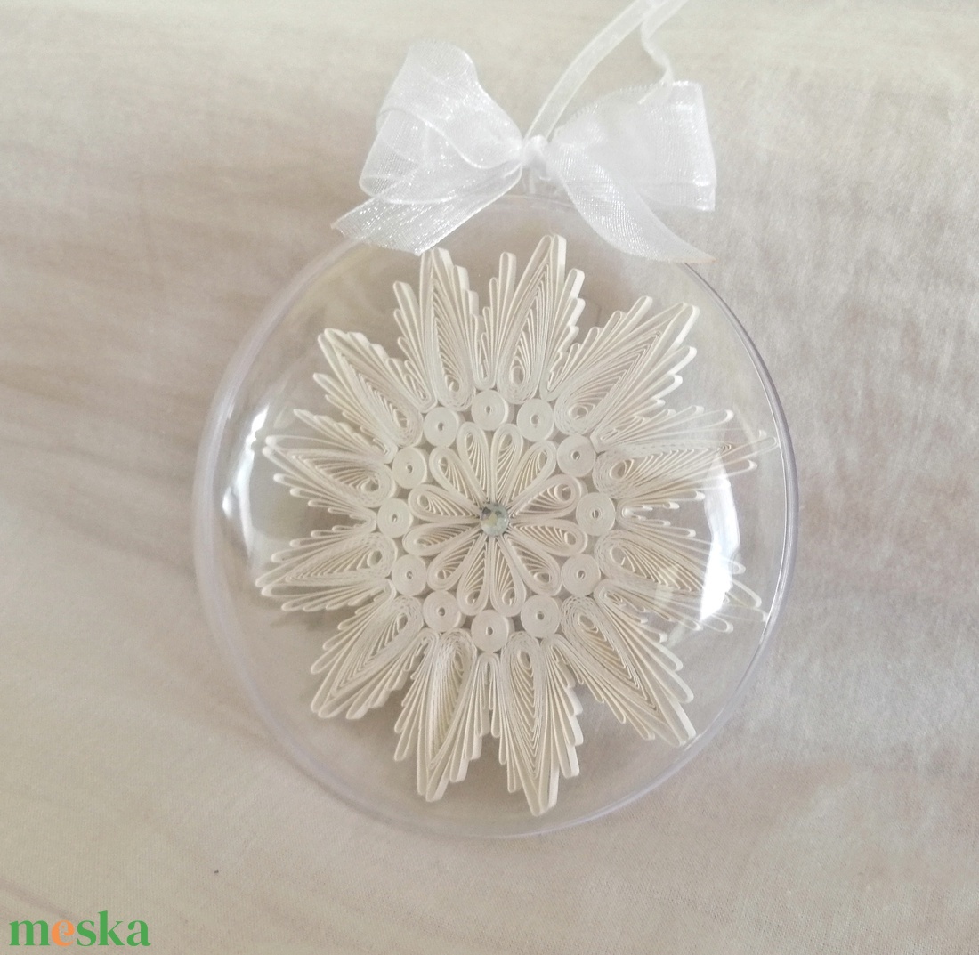 Karácsonyfadísz, karácsonyi gömb #7 - karácsony - karácsonyi lakásdekoráció - karácsonyfadíszek - Meska.hu