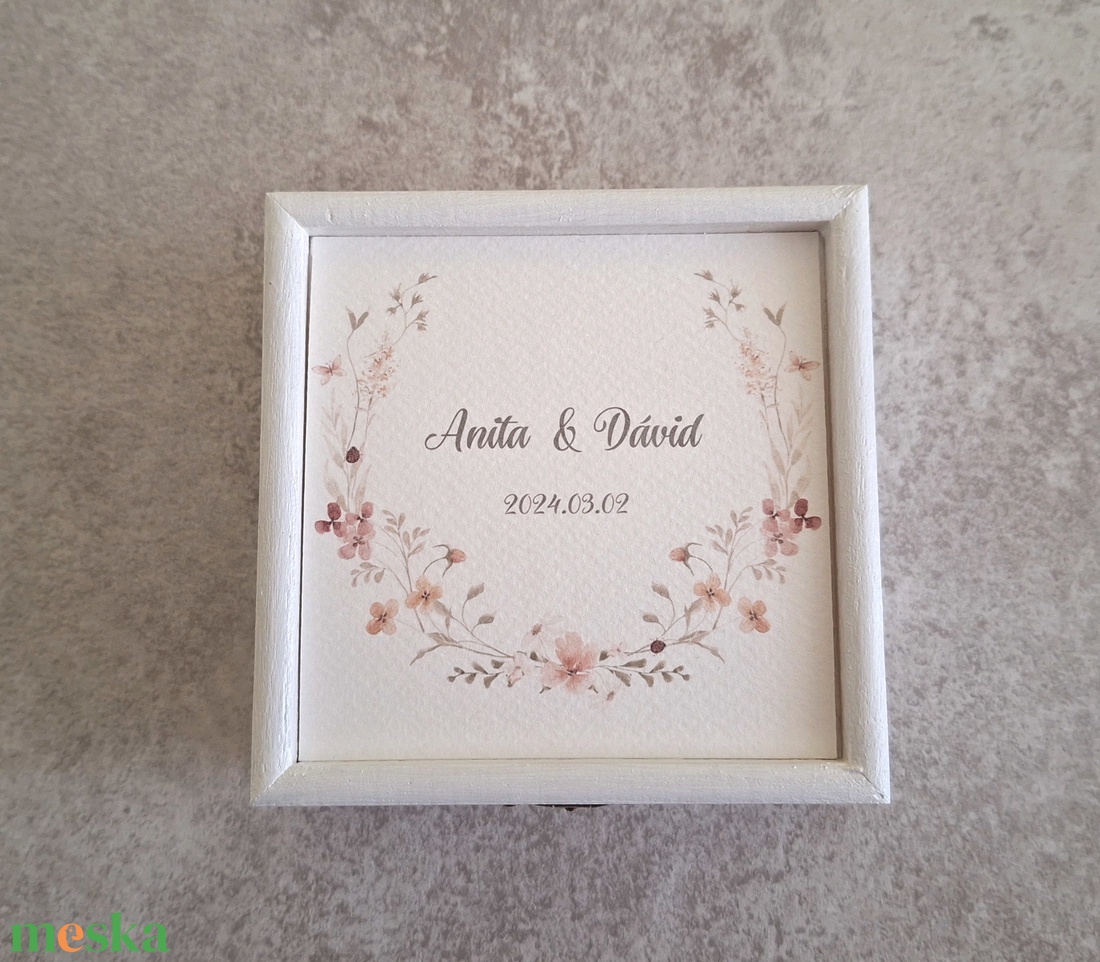 Esküvői pénzátadó doboz, nászajándék - fehér - esküvő - emlék & ajándék - nászajándék - esküvői pénzátadó doboz - Meska.hu