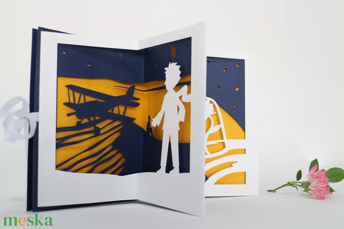 Exupéry: A kis herceg művészkönyv / The Little Prince artists' book -  - Meska.hu