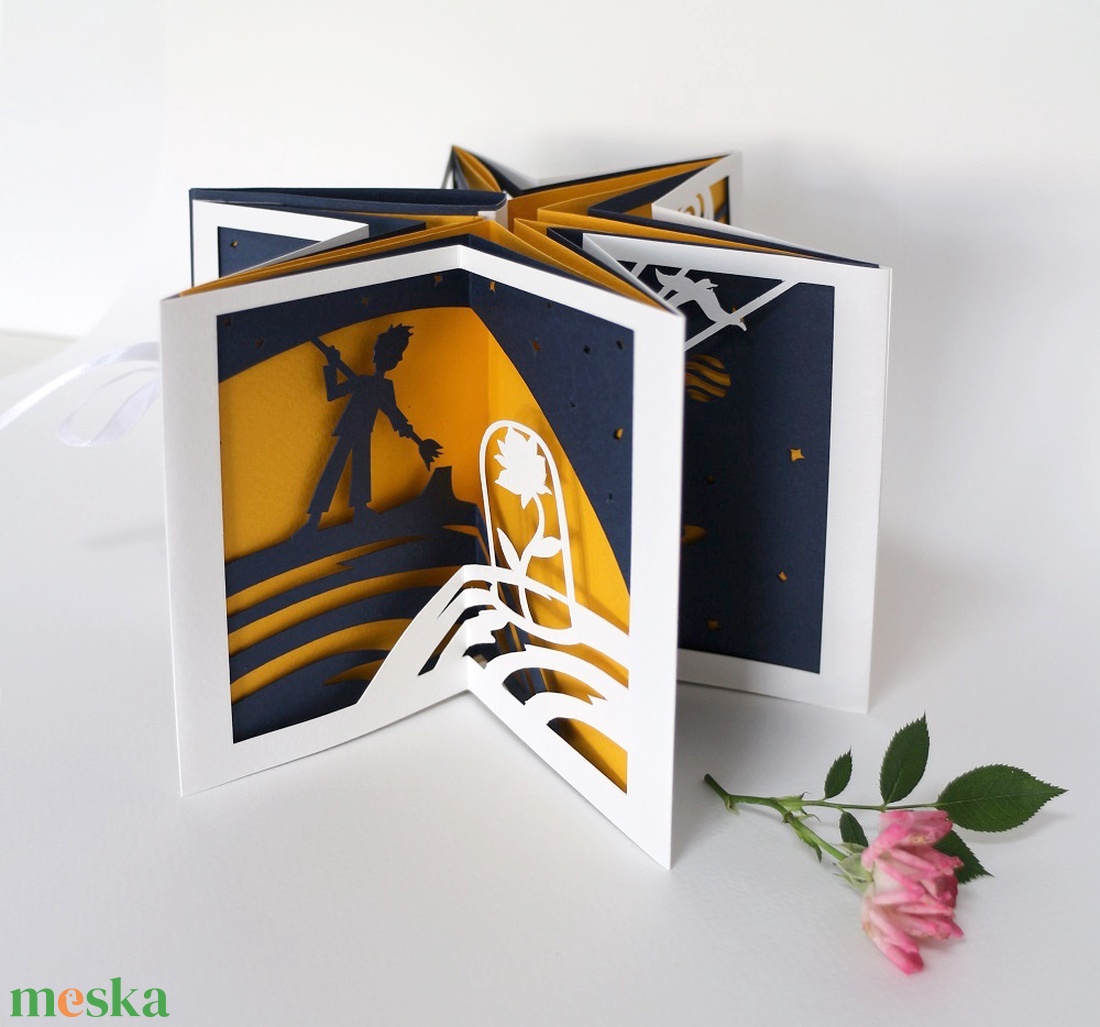 Exupéry: A kis herceg művészkönyv / The Little Prince artists' book -  - Meska.hu