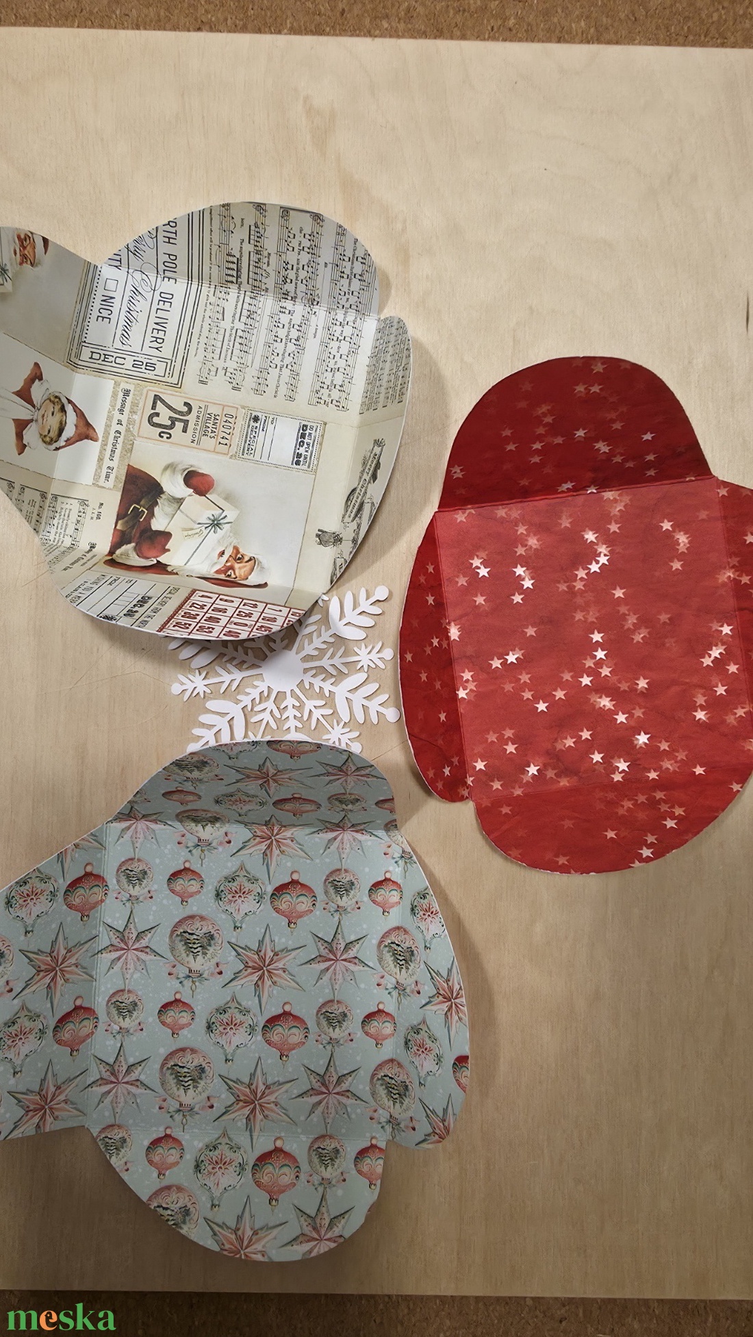 Négyszárnyú aszimmetrikus boríték - otthon & életmód - papír, írószer - ajándékozás kellékei - ajándékkísérő - Meska.hu