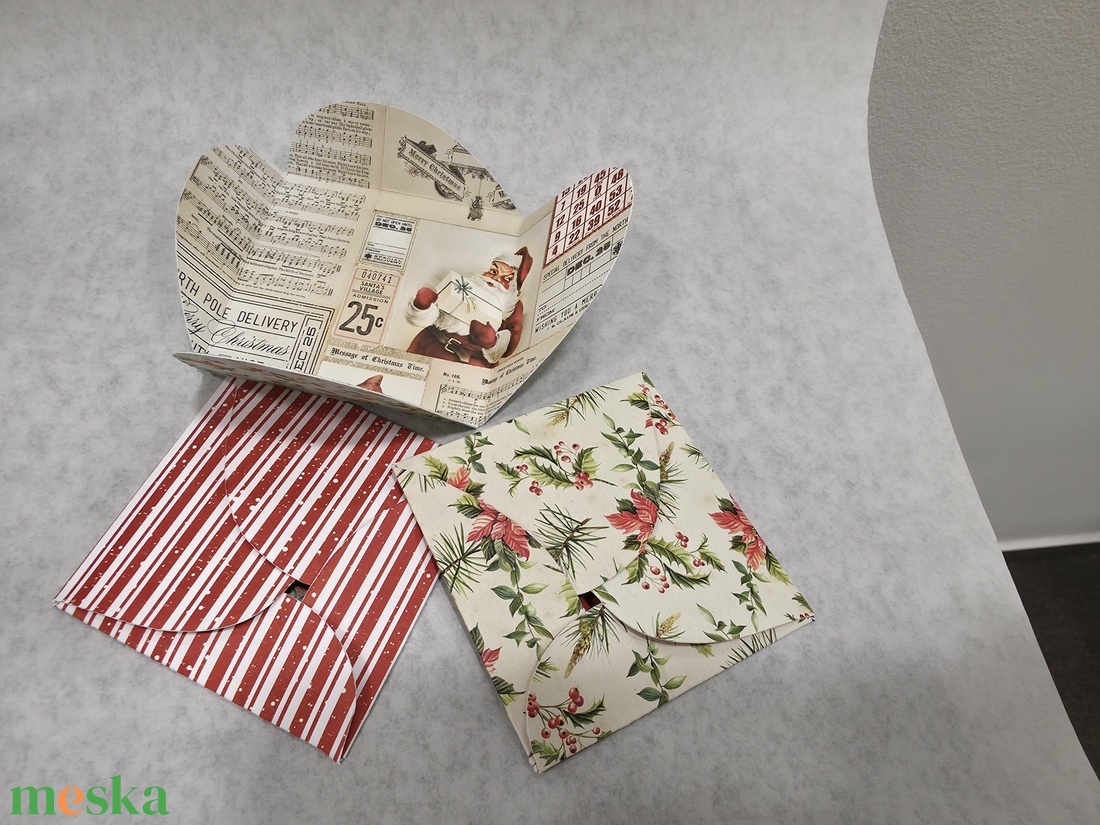 Négyszárnyú aszimmetrikus boríték - otthon & életmód - papír, írószer - ajándékozás kellékei - ajándékkísérő - Meska.hu