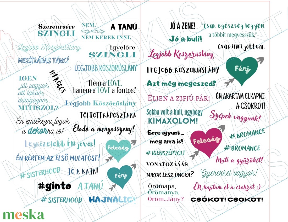 Ideiglenes tetoválás esküvői mókához - esküvő - dekoráció - helyszíni dekor - Meska.hu