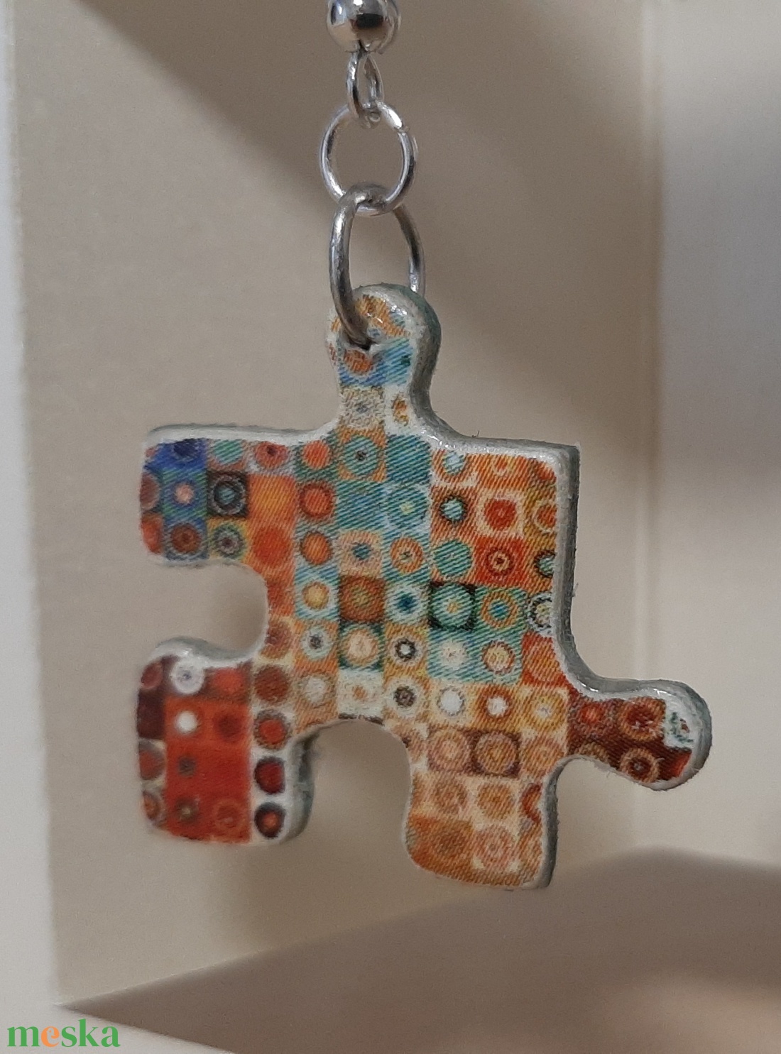 puzzle fülbevaló - ékszer - fülbevaló - lógó fülbevaló - Meska.hu puzzle fülbevaló - ékszer - fülbevaló - lógó fülbevaló - Meska.hu