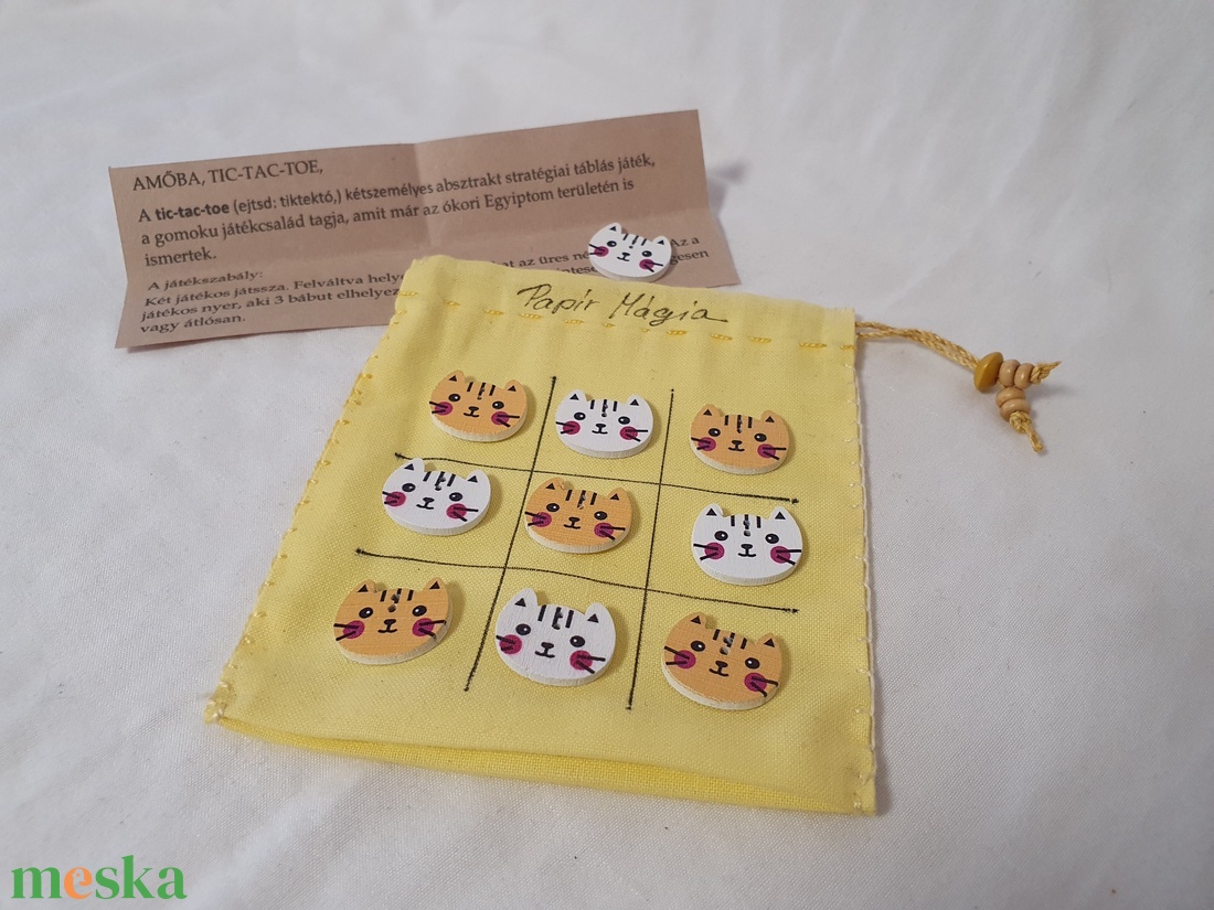 Amőba társasjáték - játék & sport - táblajáték és kártyajáték - társasjátékok - Meska.hu