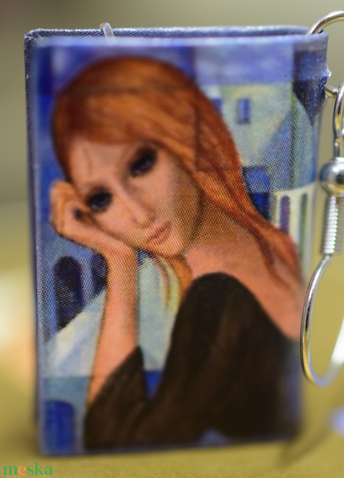 Könyv fülbevaló  - ékszer - fülbevaló - lógó fülbevaló - Meska.hu