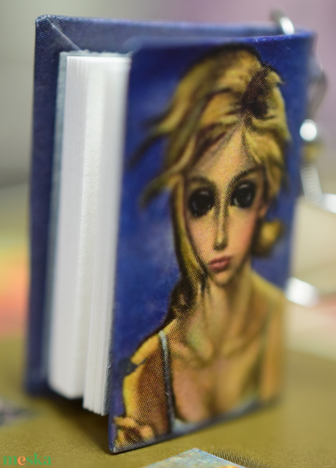 Könyv fülbevaló (Vihar) - ékszer - fülbevaló - lógó fülbevaló - Meska.hu