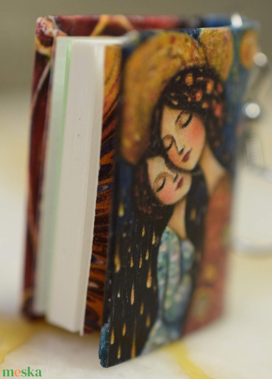 Könyv fülbevaló Anyák napjára - ékszer - fülbevaló - lógó fülbevaló - Meska.hu