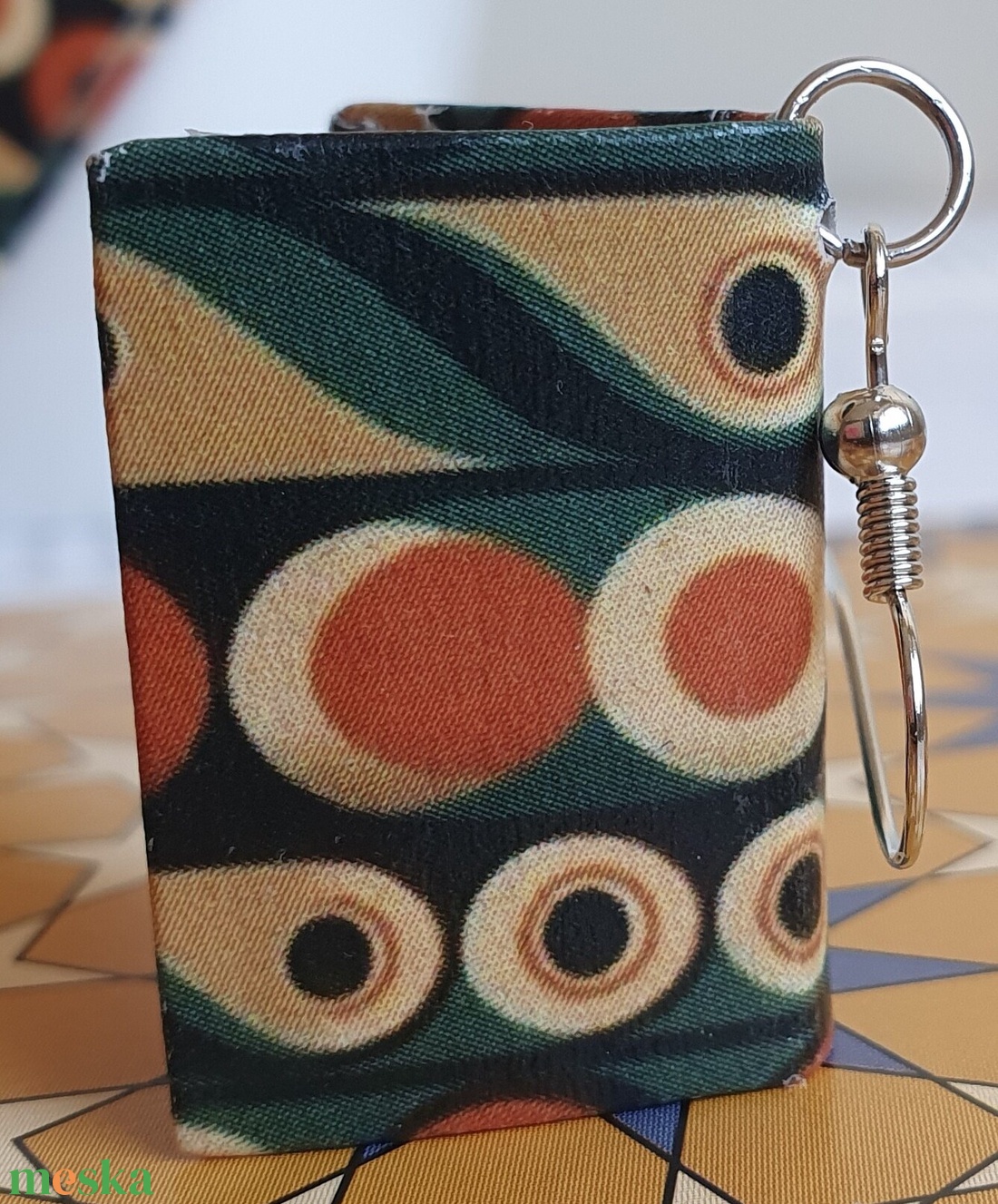 Könyv fülbevaló  - ékszer - fülbevaló - lógó fülbevaló - Meska.hu