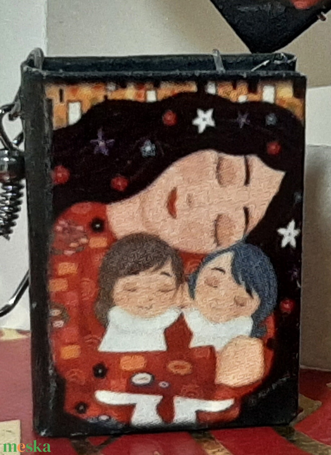 Könyv fülbevaló Anyák napjára - ékszer - fülbevaló - lógó fülbevaló - Meska.hu