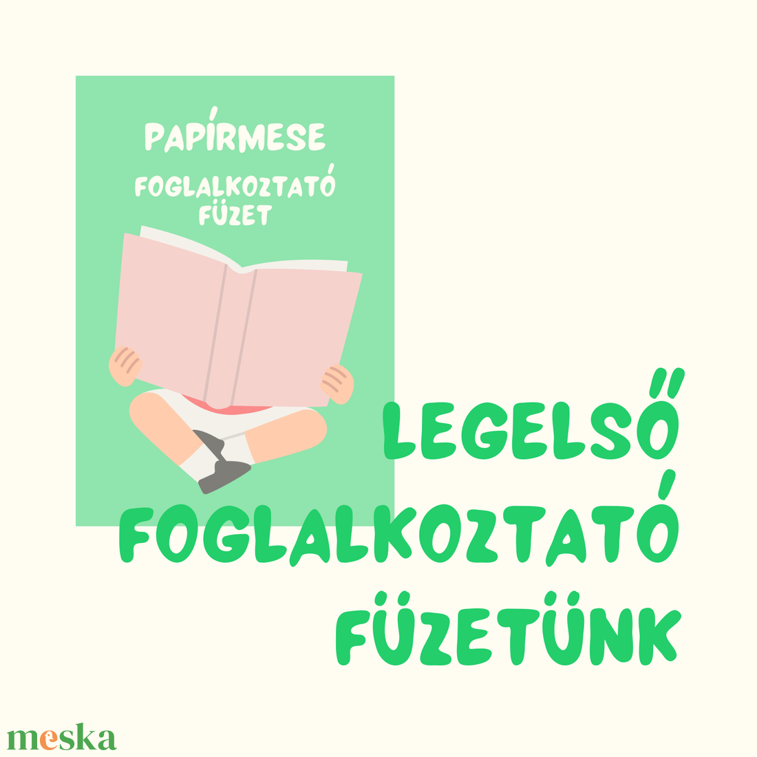 Papírmese ALAP foglalkoztató (digitális, nyomtatható) / 46 oldalas / 3-5 éves gyermekeknek - művészet - grafika & illusztráció - digitális - Meska.hu