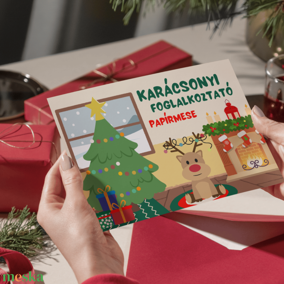 KARÁCSONYI foglalkoztató (digitális, nyomtatható) / adventi naptár / 24 oldalas / 3-5 éves gyermekeknek - művészet - grafika & illusztráció - digitális - Meska.hu