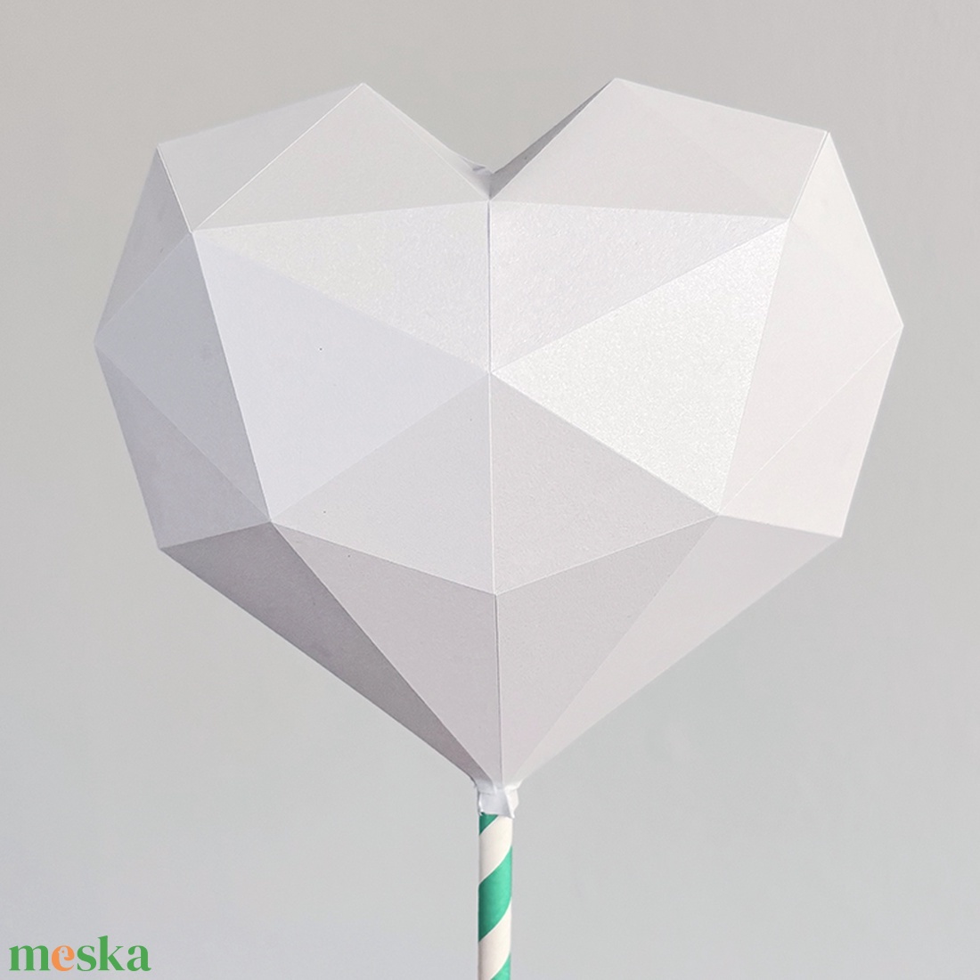 3D szív DIY készlet - diy (csináld magad) - egységcsomag - Meska.hu