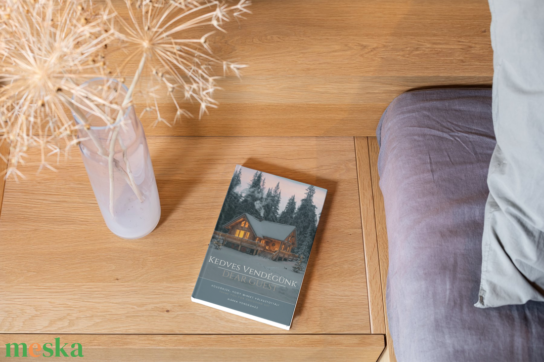 Kétnyelvű Airbnb és Vendégház Információs Füzet - Elegáns Erdei Stílus - művészet - grafika & illusztráció - digitális - Meska.hu