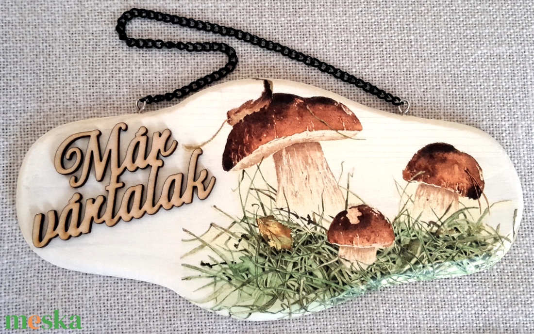 Kopogtató, MárVártalak felirattal - otthon & életmód - dekoráció - ajtó- és ablak dekoráció - ajtódísz & kopogtató - Meska.hu Kopogtató, MárVártalak felirattal - otthon & életmód - dekoráció - ajtó- és ablak dekoráció - ajtódísz & kopogtató - Meska.hu