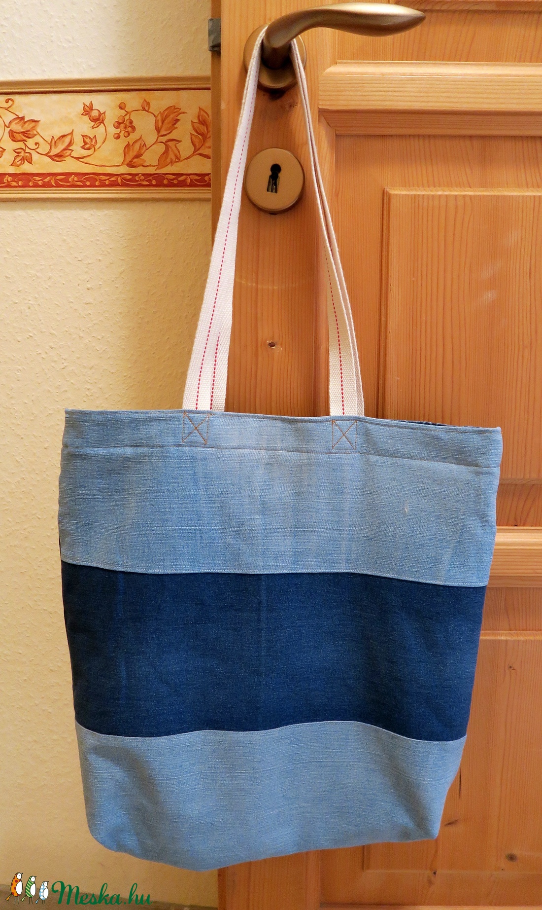 Farmerszatyor - táska & tok - bevásárlás & shopper táska - shopper, textiltáska, szatyor - Meska.hu Farmerszatyor - táska & tok - bevásárlás & shopper táska - shopper, textiltáska, szatyor - Meska.hu