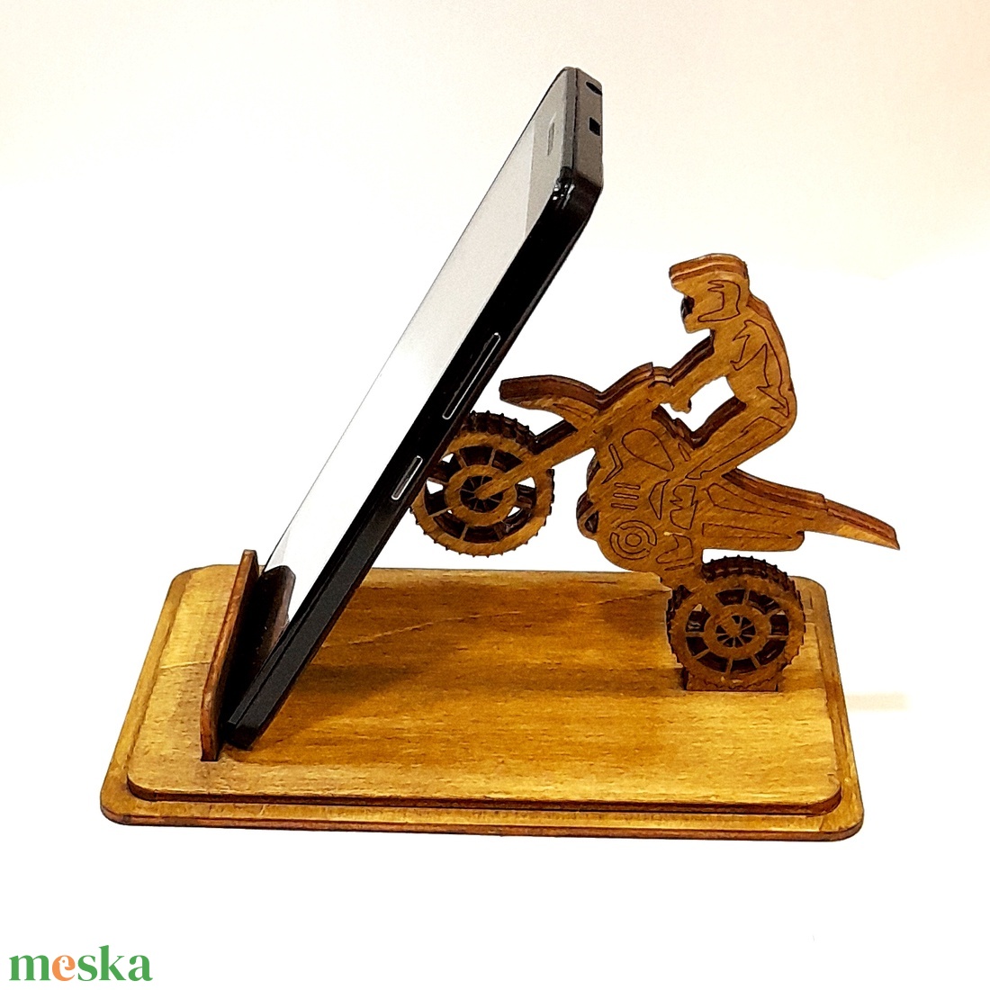 Motoros telefontartó - otthon & életmód - motor - Meska.hu