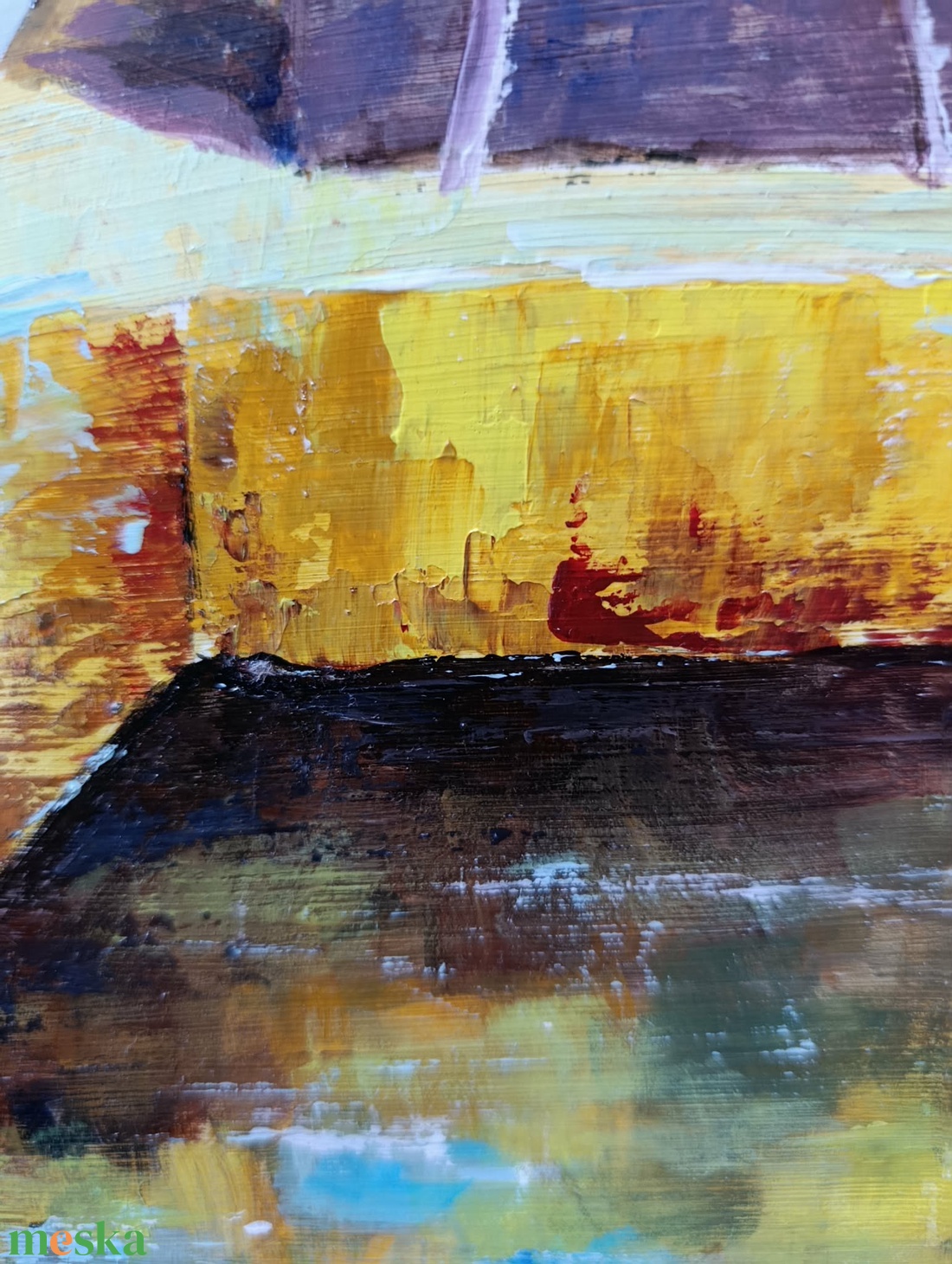 Napsütötte című festmény - művészet - festmény - akril - Meska.hu