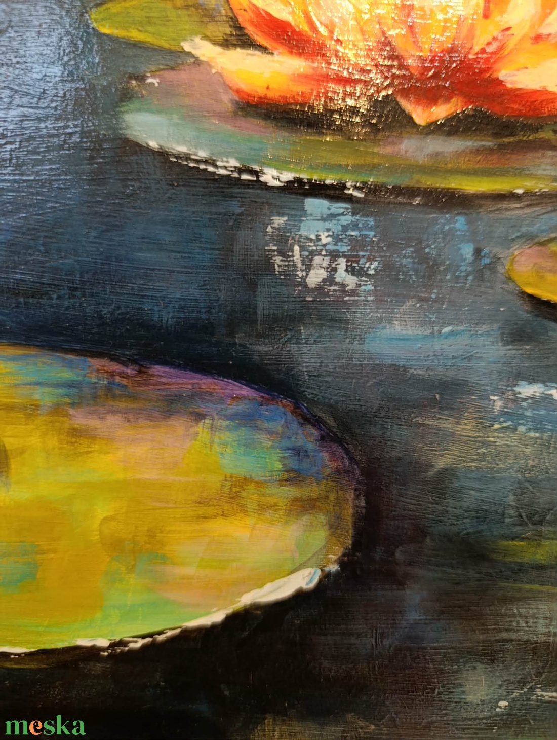 Tavirózsa című festmény - művészet - festmény - akril - Meska.hu