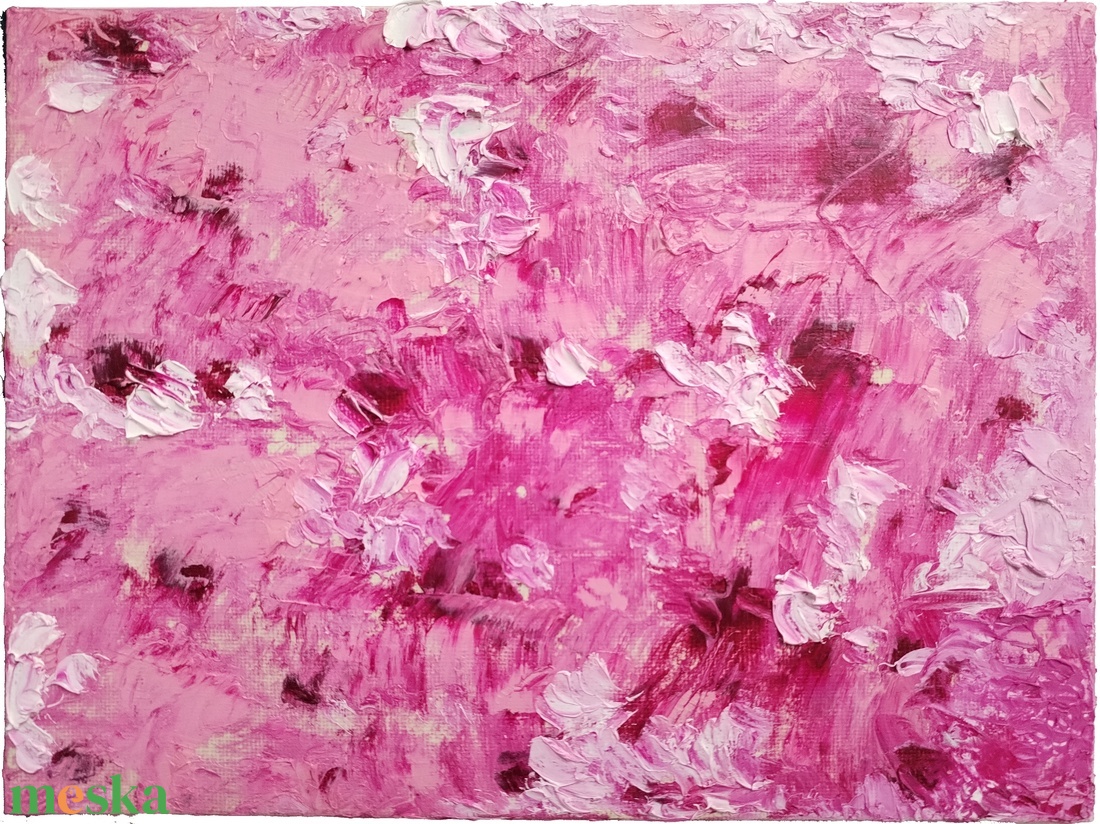 Virágmező - művészet - festmény - olajfestmény - Meska.hu