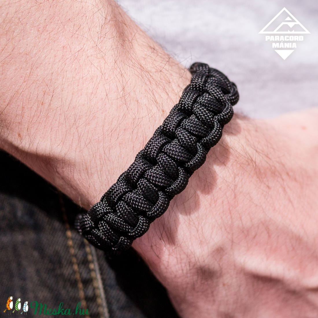 - Kobra - paracord karkötő (választható színekben) -  - Meska.hu