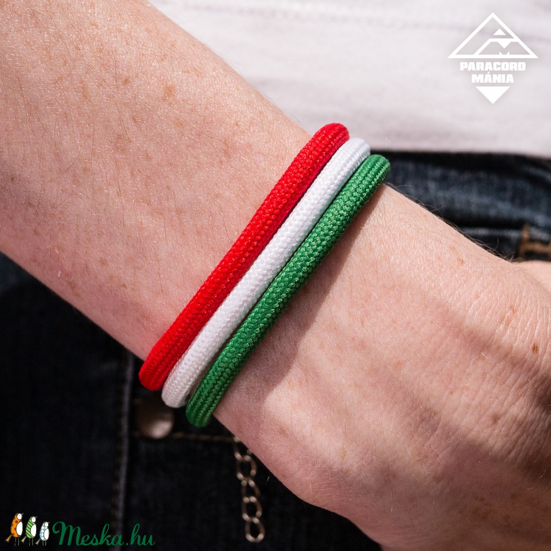 - Agáma - paracord karkötő magyaros színekben -  - Meska.hu