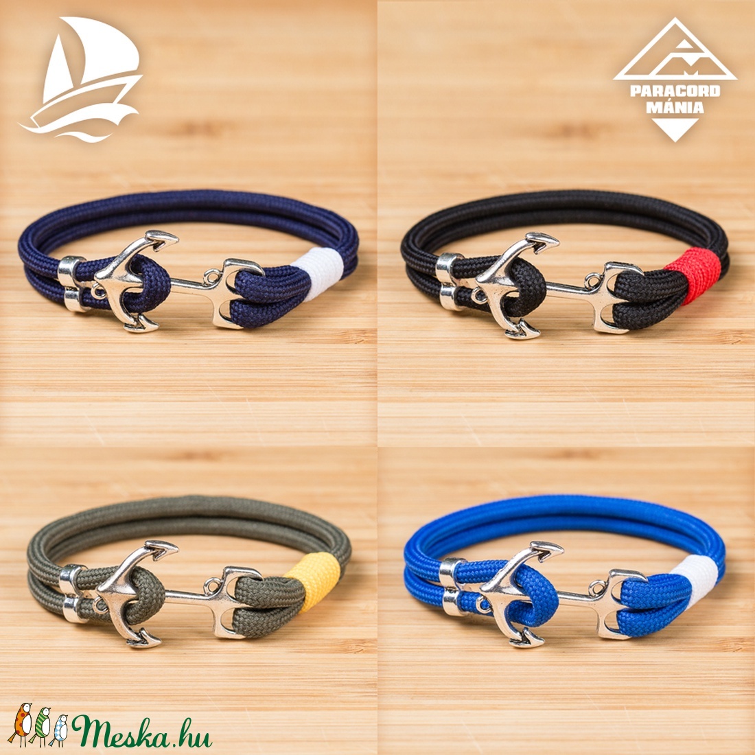 Vitorlás karkötő készítés Vitorlás karkötő készítés