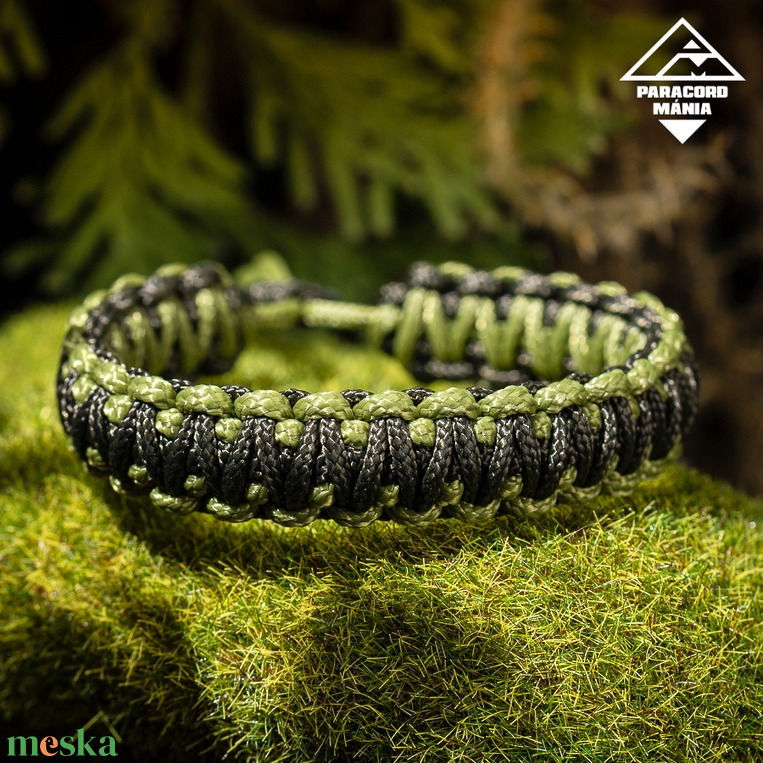 - Erdei élet - 2 IN 1 állítható méretű paracord karkötő - ékszer - karkötő - fonott karkötő - Meska.hu - Erdei élet - 2 IN 1 állítható méretű paracord karkötő - ékszer - karkötő - fonott karkötő - Meska.hu