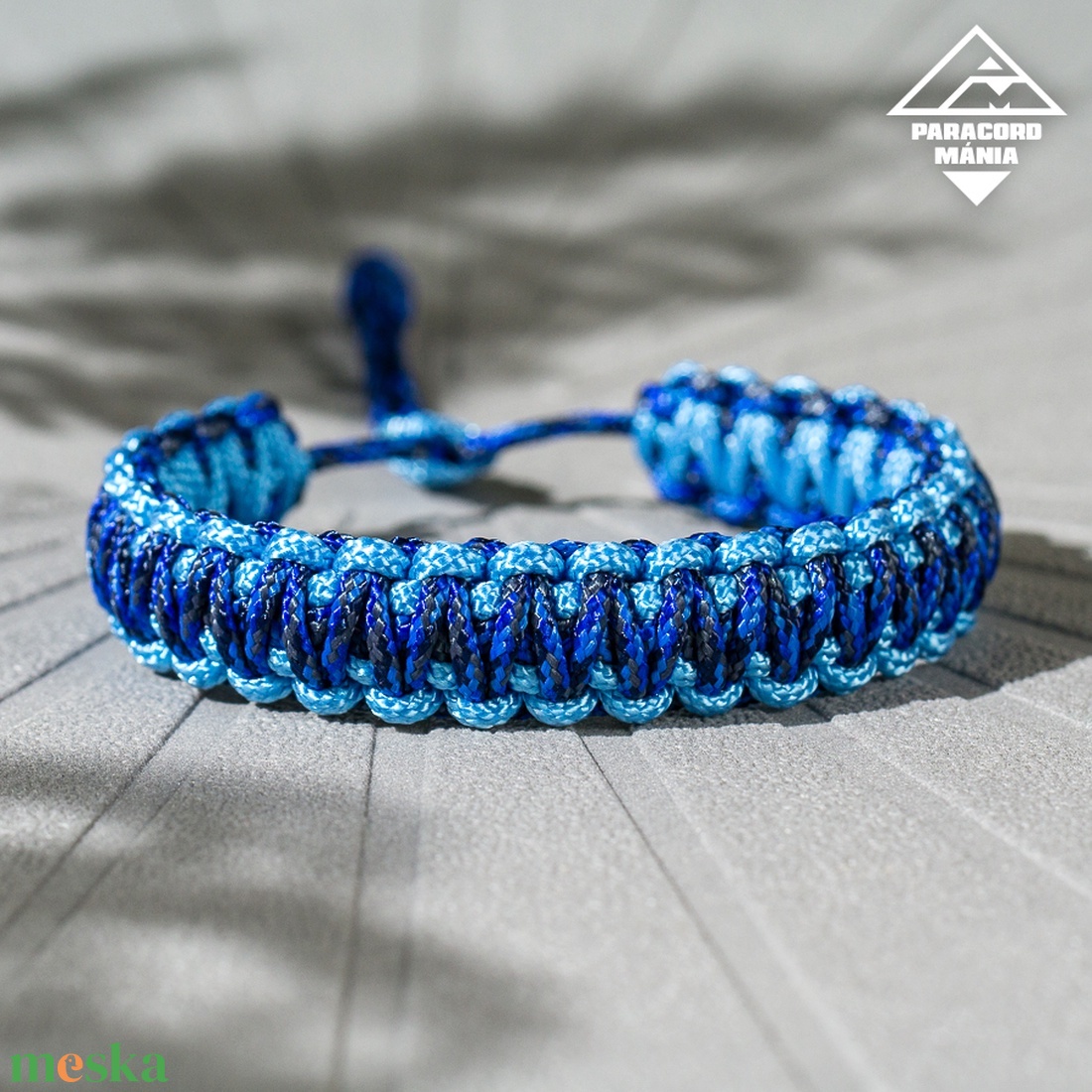 - Kék hullám - 2 IN 1 állítható méretű paracord karkötő - ékszer - karkötő - fonott karkötő - Meska.hu - Kék hullám - 2 IN 1 állítható méretű paracord karkötő - ékszer - karkötő - fonott karkötő - Meska.hu