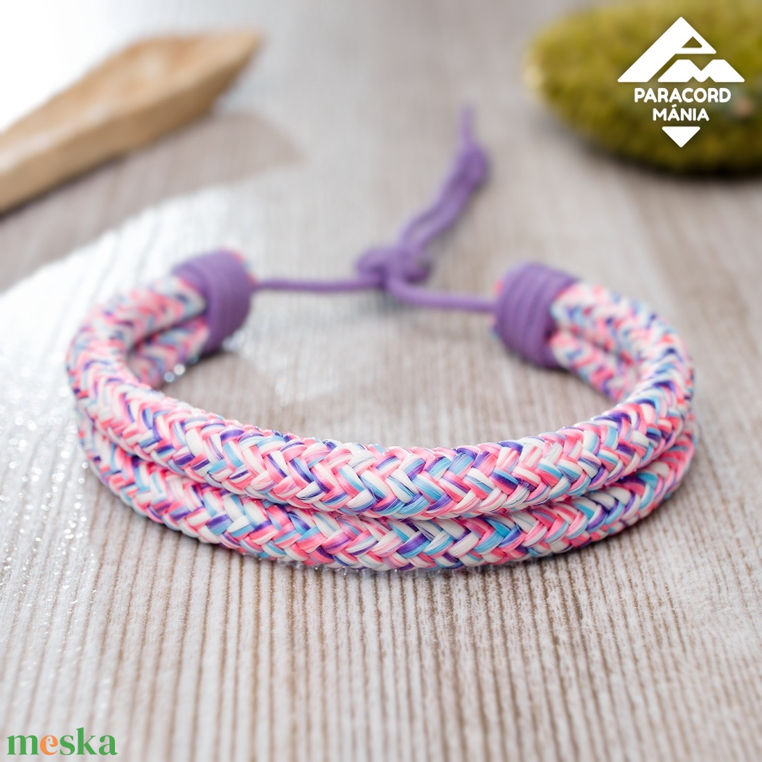 - Twin Cord - állítható méretű karkötő, Unikornis színváltozatban - ékszer - karkötő - fonott karkötő - Meska.hu - Twin Cord - állítható méretű karkötő, Unikornis színváltozatban - ékszer - karkötő - fonott karkötő - Meska.hu