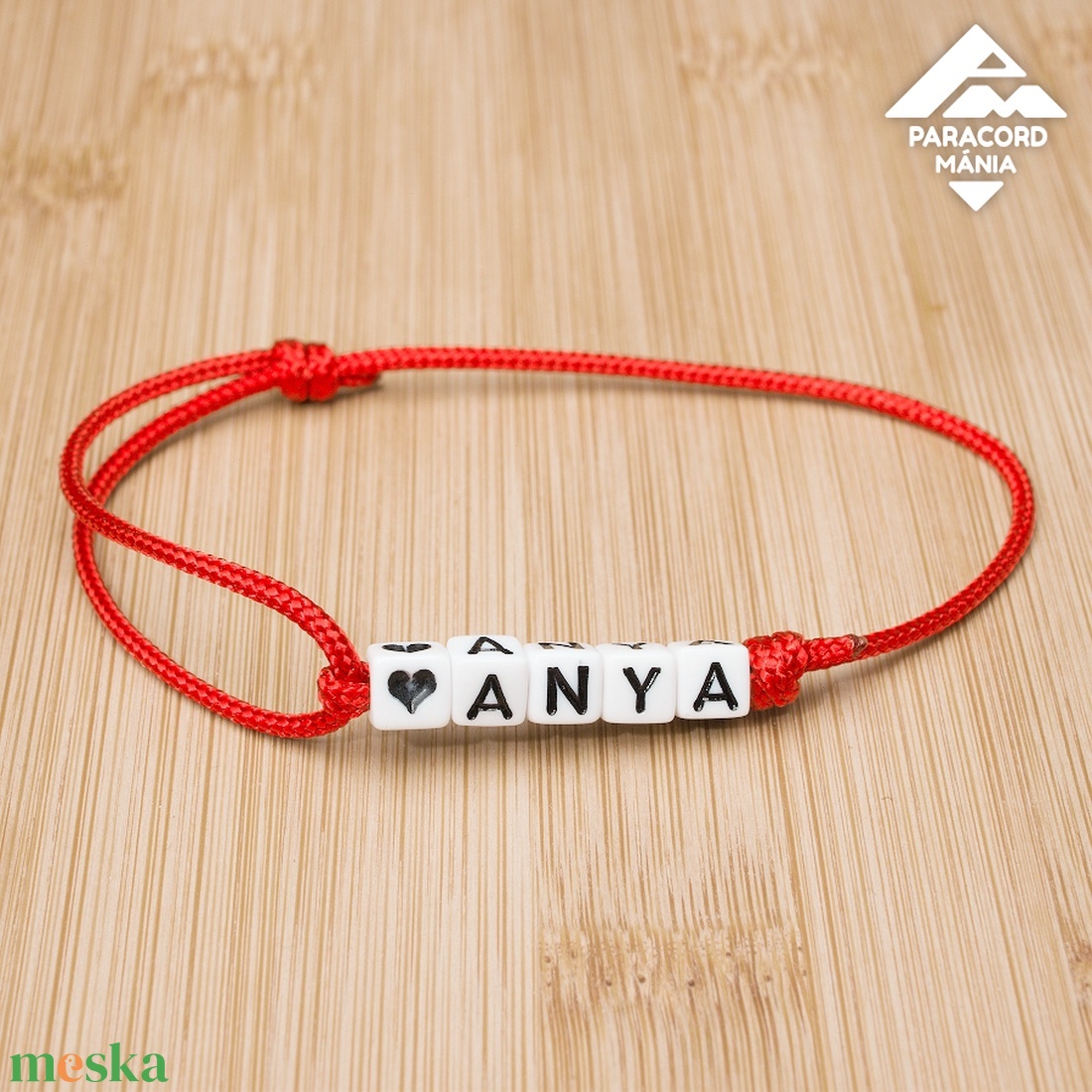 - Anya - egyedi betűs állítható méretű paracord karkötő - ékszer - karkötő - névre szóló karkötő - Meska.hu - Anya - egyedi betűs állítható méretű paracord karkötő - ékszer - karkötő - névre szóló karkötő - Meska.hu