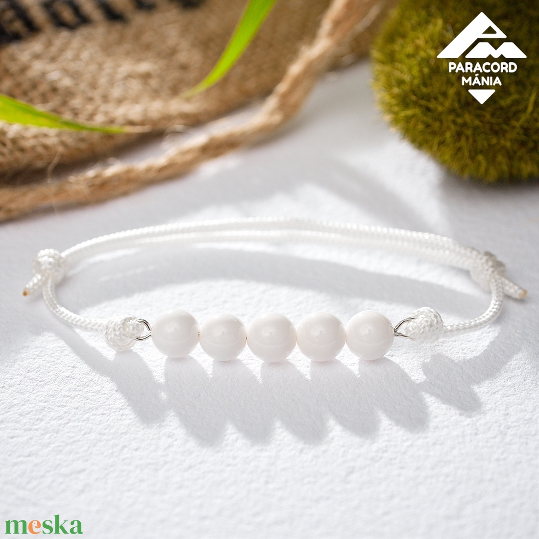 - Minerva Maxi - kagylóhéj gyöngy karkötő, állítható méretű és választható paracord színnel / unisex fehér ásványkarkötő - ékszer - karkötő - gyöngyös karkötő - Meska.hu - Minerva Maxi - kagylóhéj gyöngy karkötő, állítható méretű és választható paracord színnel / unisex fehér ásványkarkötő - ékszer - karkötő - gyöngyös karkötő - Meska.hu