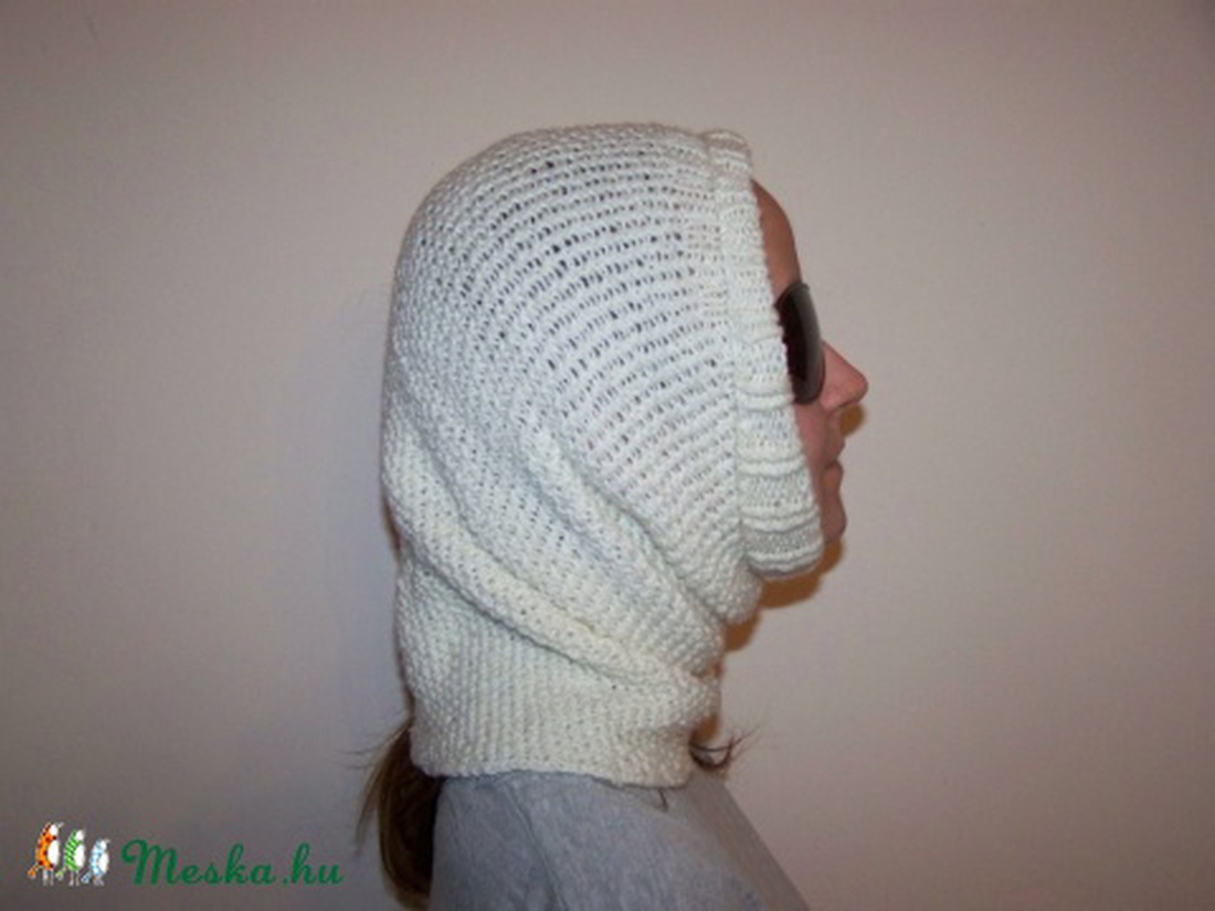 Csősapka (törtfehér) -  - Meska.hu