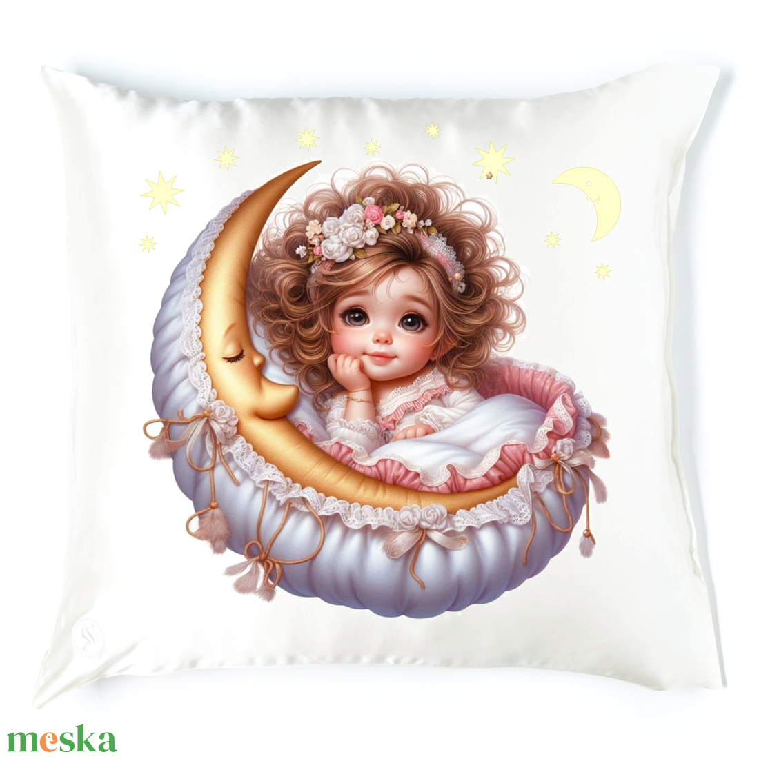 Babás alvós párna 2 - baba - mama - babaszoba dekoráció - gyerek díszpárna - Meska.hu