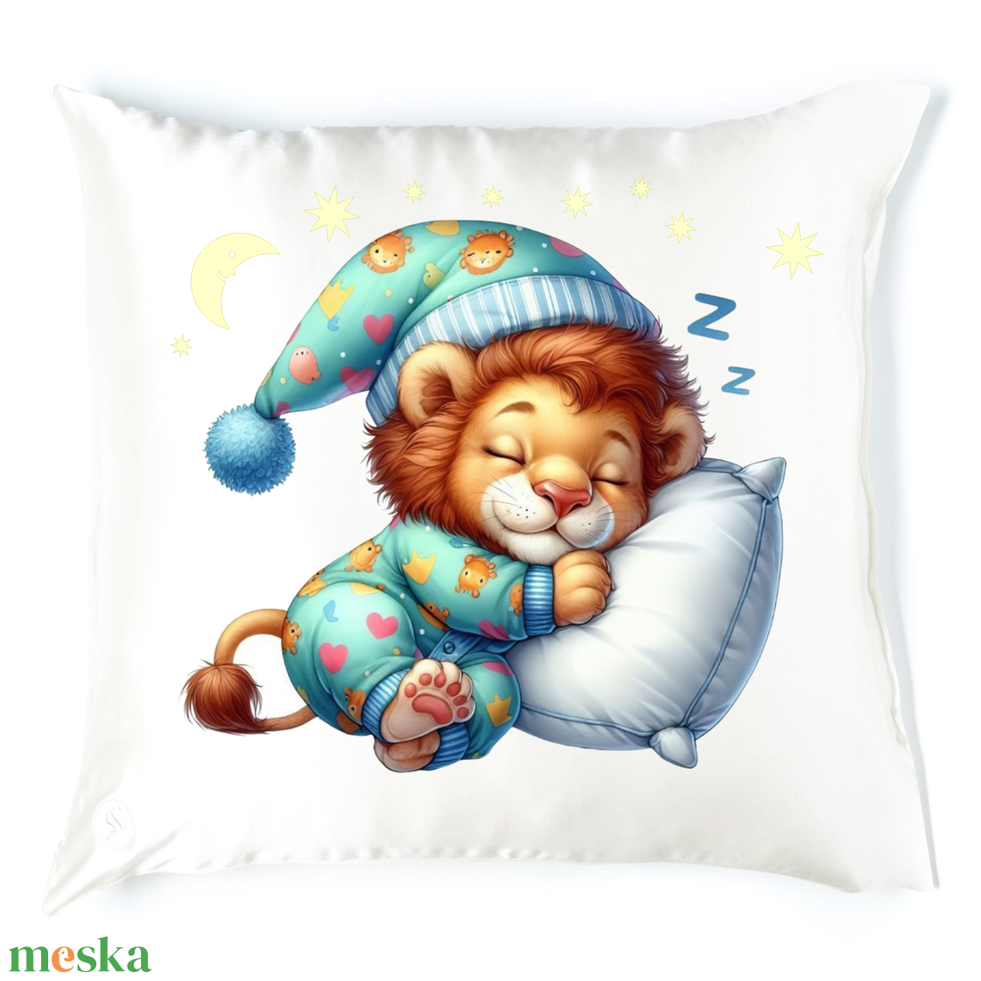 Alvós állatkás párna, szundi párna1 - baba - mama - babaszoba dekoráció - gyerek díszpárna - Meska.hu
