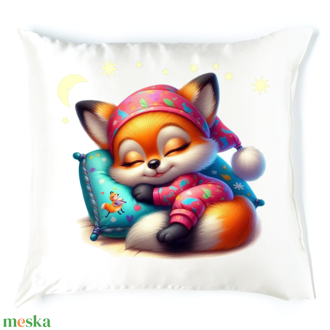 Alvós állatkás párna, szundipárna 3 - baba - mama - babaszoba dekoráció - gyerek díszpárna - Meska.hu