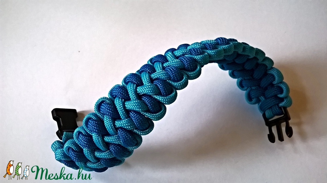 Carribbean blue for men/karibi kék karkötő férfiaknak - ékszer - karkötő - fonott karkötő - Meska.hu Carribbean blue for men/karibi kék karkötő férfiaknak - ékszer - karkötő - fonott karkötő - Meska.hu