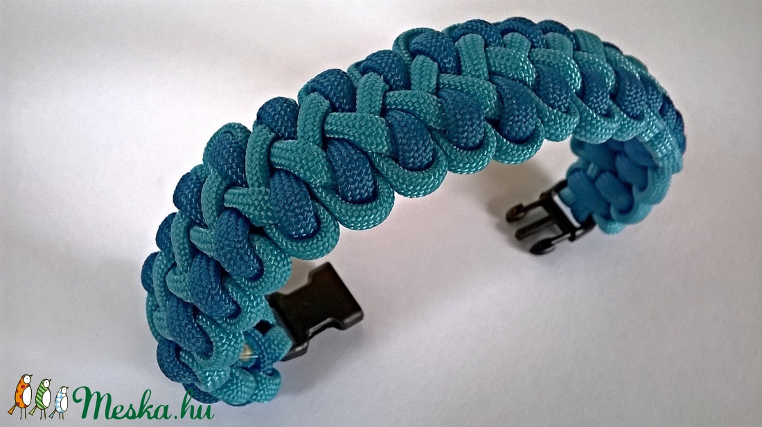 Carribbean blue for men/karibi kék karkötő férfiaknak - ékszer - karkötő - fonott karkötő - Meska.hu Carribbean blue for men/karibi kék karkötő férfiaknak - ékszer - karkötő - fonott karkötő - Meska.hu