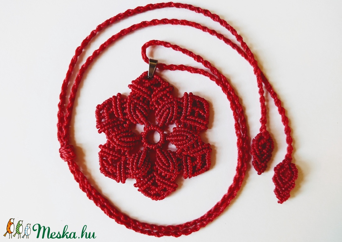 Bordó mandala nyaklánc - ékszer - nyaklánc - medálos nyaklánc - Meska.hu Bordó mandala nyaklánc - ékszer - nyaklánc - medálos nyaklánc - Meska.hu