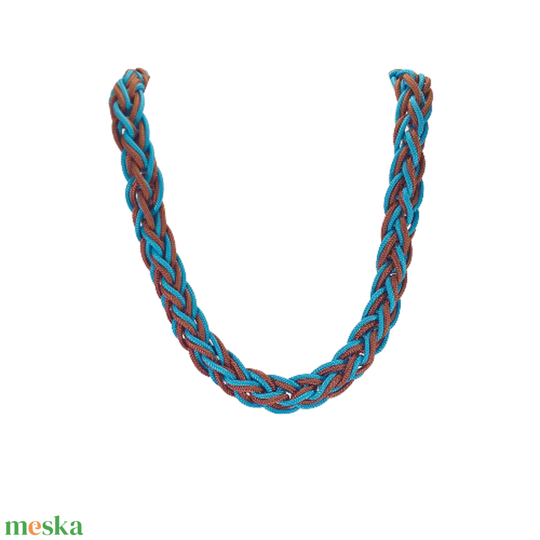 Aranybarnakék fonott paracord nyaklánc - ékszer - nyaklánc - hosszú nyaklánc - Meska.hu Aranybarnakék fonott paracord nyaklánc - ékszer - nyaklánc - hosszú nyaklánc - Meska.hu