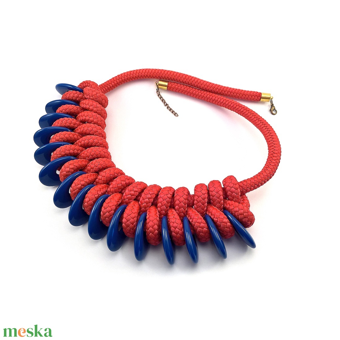 Piros-kék paracord nyaklánc - ékszer - nyaklánc - statement nyaklánc - Meska.hu Piros-kék paracord nyaklánc - ékszer - nyaklánc - statement nyaklánc - Meska.hu