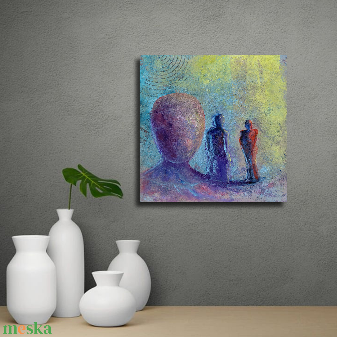 Révület - Eredeti, modern absztrakt olajfestmény - művészet - festmény - olajfestmény - Meska.hu