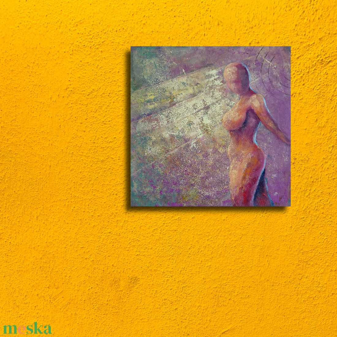 Ébredés - Eredeti, modern absztrakt olajfestmény - művészet - festmény - olajfestmény - Meska.hu