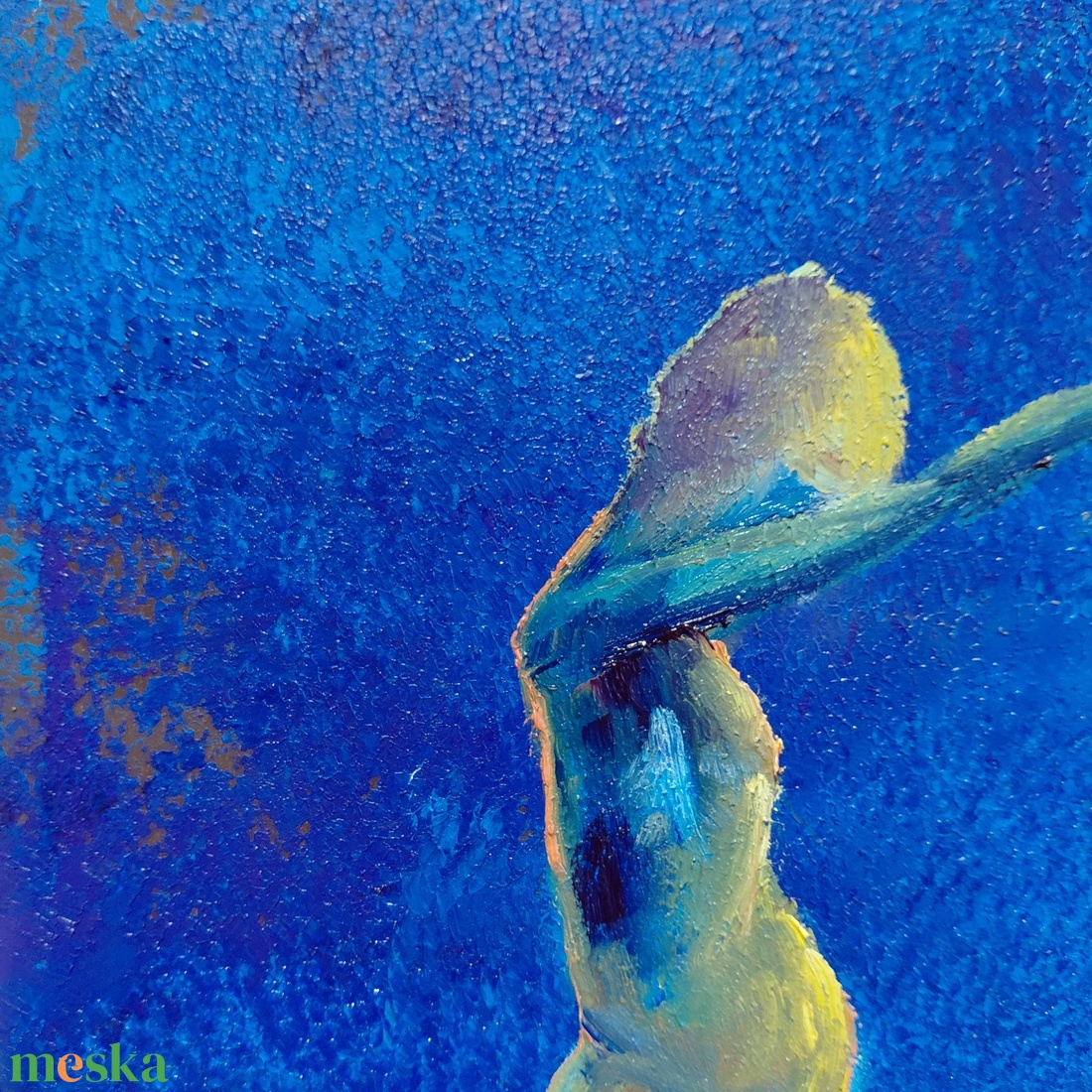 Áldás - Eredeti, modern absztrakt olajfestmény - művészet - festmény - olajfestmény - Meska.hu