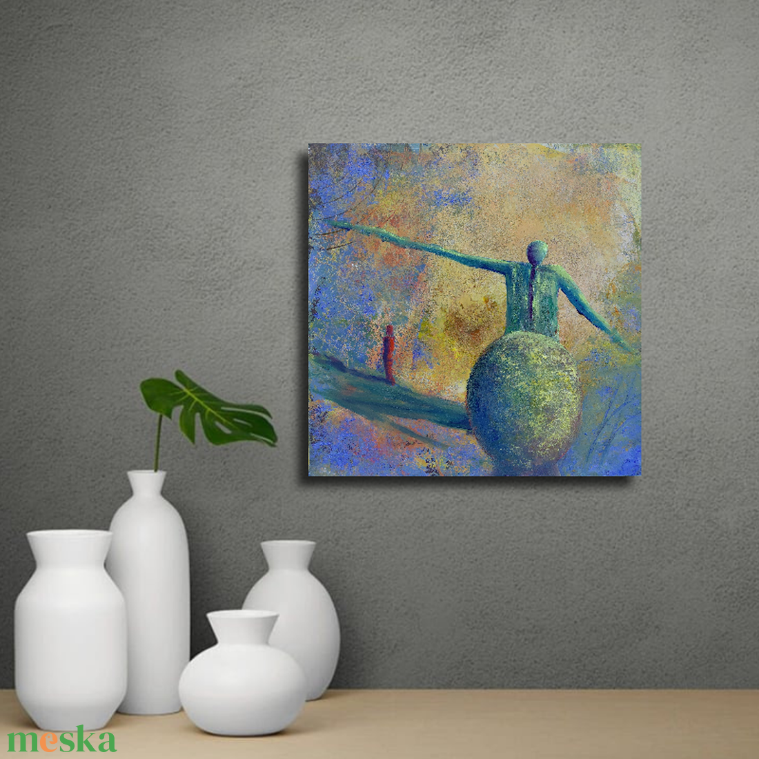 Megszakadás - Eredeti, modern absztrakt olajfestmény - művészet - festmény - olajfestmény - Meska.hu